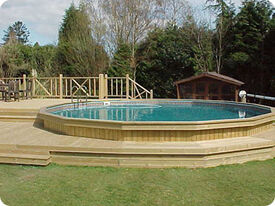 Folkpool Deep Sapphire Timber Swimming Pool